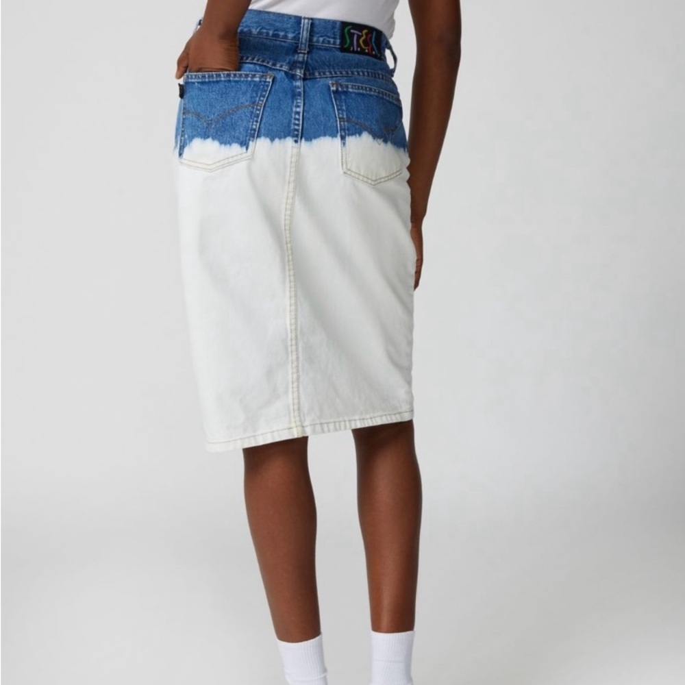 NWT URBAN OUTFITTERS Urban Renewal Eddie Bauer Blue Denim Skirt - Picture 4 of 8